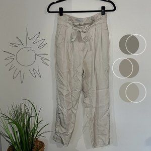 H&M High Waisted Paperbag Pants